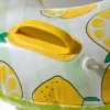 Cartoon lemon pattern inflatable swimming rings, waterproof and anti-slip floating life rings for children and adults, essential for summer Application Scenario